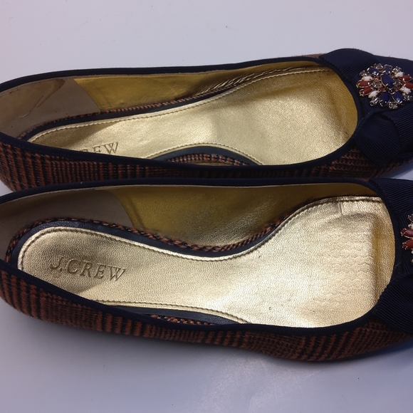 J. Crew Plaid Bow Flats - Picture 8 of 10